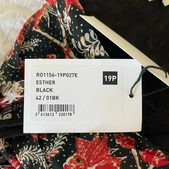 Isabel Marant floral one shoulder Esther mini dress - Picture 9 of 14